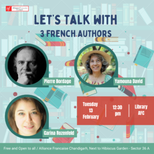 LET'S TALK WITH 3 FRENCH AUTHORS